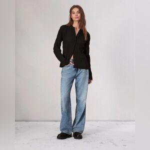 rag & bone Blue Flare & Wide Leg Jeans
